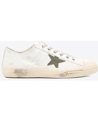 Golden Goose - V-Star Low-Top Leather Sneakers - Lyst
