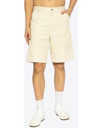 Moncler - Denim Bermuda Shorts - Lyst