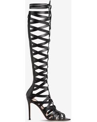 Gianvito Rossi - Catherine 105 Knee-High Gladiator Boots - Lyst