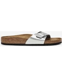 Birkenstock - Madrid Leather Flat Sandals - Lyst