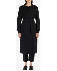 Max Mara - Esturia Belted Wool Long Coat - Lyst