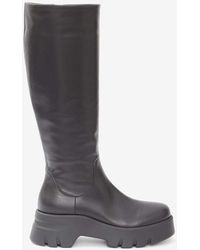 Gianvito Rossi - Montey Knee-High Leather Boots - Lyst