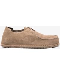 Birkenstock - Utti Lace Suede Derby Shoes - Lyst