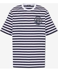 Versace - Nautical Stripe Crewneck T-Shirt - Lyst