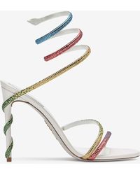 Rene Caovilla - Margot 105 Crystal-Embellished Sandals - Lyst