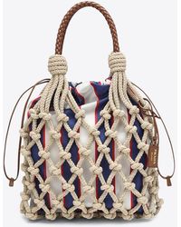 Prada - Cord Prada Noué Medium Handbag - Lyst