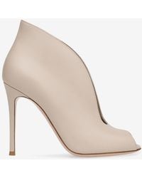 Gianvito Rossi - Vamp 105 Nappa Leather Sandals - Lyst