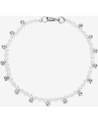 Simone Rocha - Bell Charm Pearl Necklace - Lyst