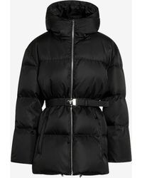 Prada - Belted Re-Nylon Down Jacket - Lyst