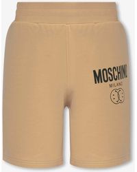 Moschino - Double Smiley Logo Track Shorts - Lyst