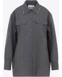 Jil Sander - Wool Canvas Shirt - Lyst