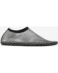 Christopher Esber - Minette Crystal Mesh Ballet Flats - Lyst