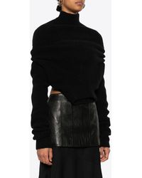 Rick Owens - Headon Lupetto Open-Back Sweater - Lyst