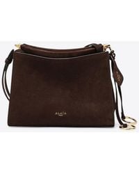 Alaïa - Small Le Click Leather Crossbody Bag - Lyst