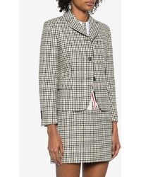 Thom Browne - Gunclub Check High Break Tweed Blazer - Lyst