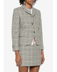 Thom Browne - Gunclub Check High Break Tweed Blazer - Lyst