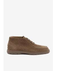 Tod's - Suede Desert Ankle Boots - Lyst