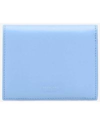 Ferragamo - Logo Stamp Compact Wallet - Lyst
