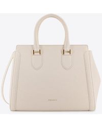 McQueen - Large Birdee Leather Top Handle Bag - Lyst