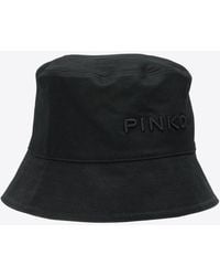 Pinko - Logo-Embroidered Bucket Hat - Lyst