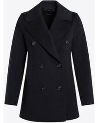 Max Mara - Caban Double-Breasted Wool Coat - Lyst