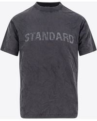 Balenciaga - Standard Print Faded T-Shirt - Lyst