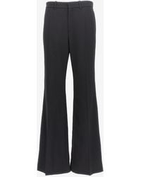 Chloé - Flared Wool Pants - Lyst
