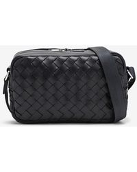Bottega Veneta - Small Intrecciato Leather Camera Bag - Lyst