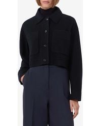 Max Mara - Poggio Wool And Cashmere Boxy Jacket - Lyst