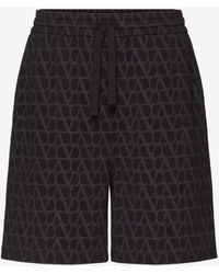 Valentino - Toile Iconographe Print Bermuda Shorts - Lyst