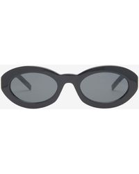 Saint Laurent - Cassandre Oval-Shaped Sunglasses - Lyst