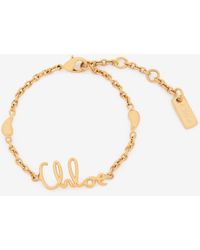 Chloé - Iconic Logo Bracelet - Lyst
