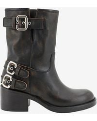 Chloé - Dakota 60 Calfskin Ankle Boots - Lyst