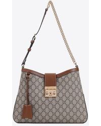 Gucci - Medium Padlock Gg Shoulder Bag - Lyst