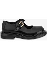 Moschino - Olivia Mary Jane Leather Shoes - Lyst