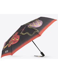 Moschino - Bags Illustration Print Foldable Umbrella - Lyst