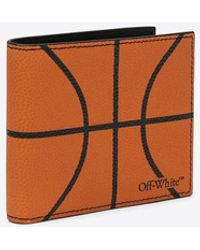 Off-White c/o Virgil Abloh - Basketball Leather Bi-Fold Wallet - Lyst