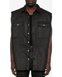 Rick Owens - Tommy Jumbo Sleeveless Outershirt - Lyst