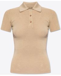 Versace - Knitted Polo T-Shirt - Lyst