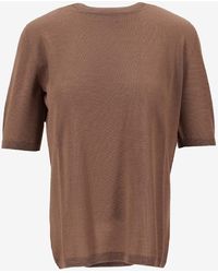 Max Mara - Gerico Knitted Crewneck Top - Lyst