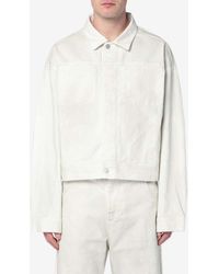 Entire studios - Denim Buttoned Jacket - Lyst