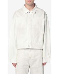 Entire studios - Denim Buttoned Jacket - Lyst