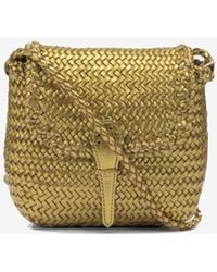 Dragon Diffusion - Mini City Bag Woven Leather Crossbody Bag - Lyst