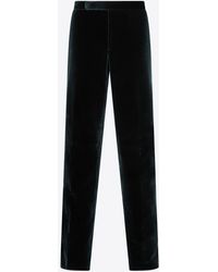 Ralph Lauren - Velvet Tailored Pants - Lyst