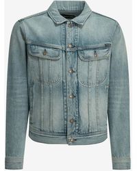Tom Ford - Washed Denim Jacket - Lyst