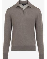 Sease - Lasca Ultra Fine Wool Polo Sweater - Lyst