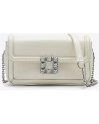 Roger Vivier - Jeu De Fille Crystal Buckle Clutch - Lyst