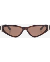 McQueen - Side T-Bar Geometrical Sunglasses - Lyst