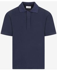 Lanvin - Short-Sleeved Polo T-Shirt - Lyst