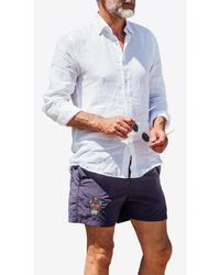 Les Canebiers - Ermitage Court Mexican Head Swim Shorts - Lyst